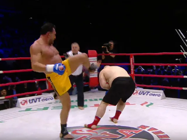 Kickbokslegende Jerome Le Banner trapt Rus knock-out (video)