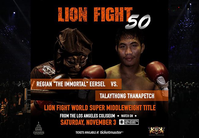 Kickboksen Lion Fight: 'Regian Eersel verdedigt titel in Amerika'