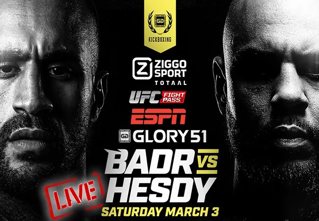 Live Badr Hari tegen Hesdy Gerges kijken
