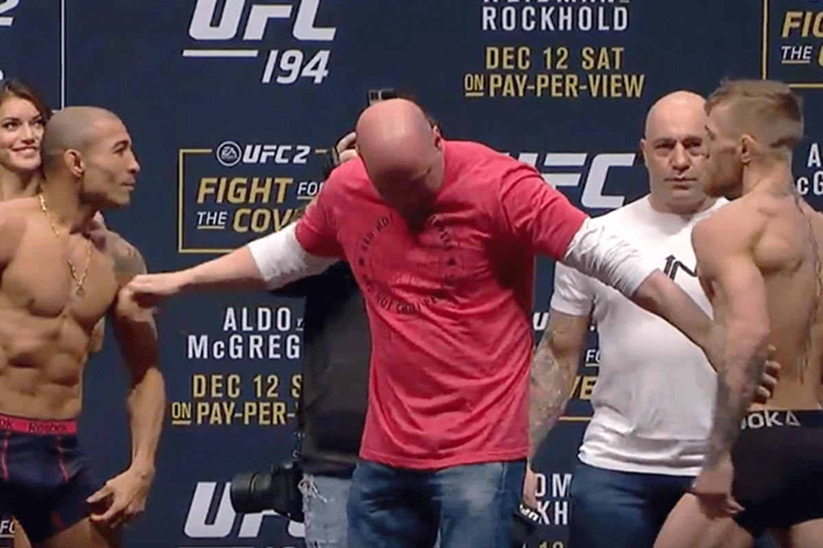 Conor McGregor vs José Aldo 2 tijdens UFC 244 in New York