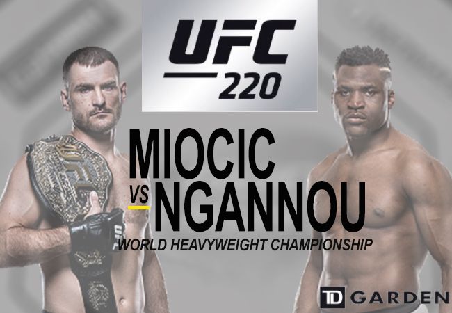 Stipe Miocic verdedigt zwaargewicht titel tegen Francis Ngannou op UFC 220