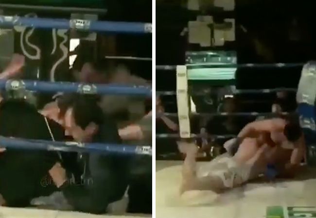 MMA-gevecht ontaard in totale chaos, maar wat er dan gebeurt.... (video)