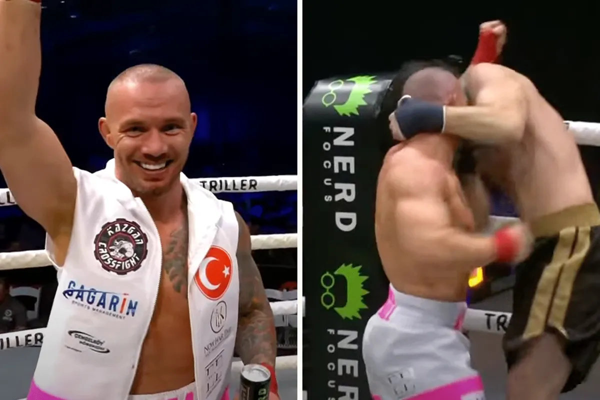 Turkse Bare Knuckle Bokser Kazgan sloopt rivaal! Kijk hier terug