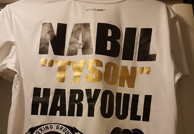 Win jij het shirt van Enfusion vechter Nabil "Tyson" Haryouli?