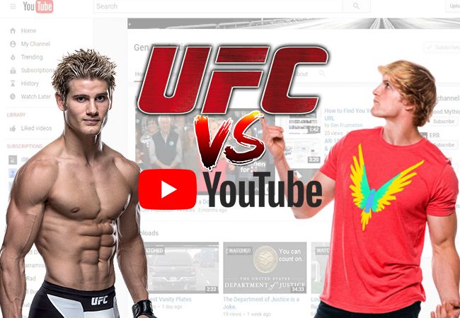 Youtube ster krijgt reactie op uitdaging, UFC stap niet in de valkuil