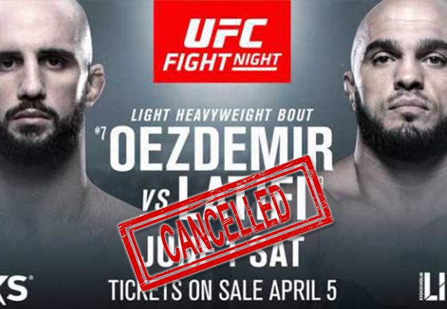 UFC Stockholm: Ilir Latifi zegt af tegen Volkan Oezdemir