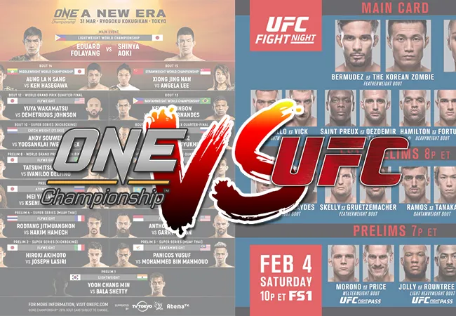 Samenwerking ONE Championship en UFC: Kampioen vs Kampioen