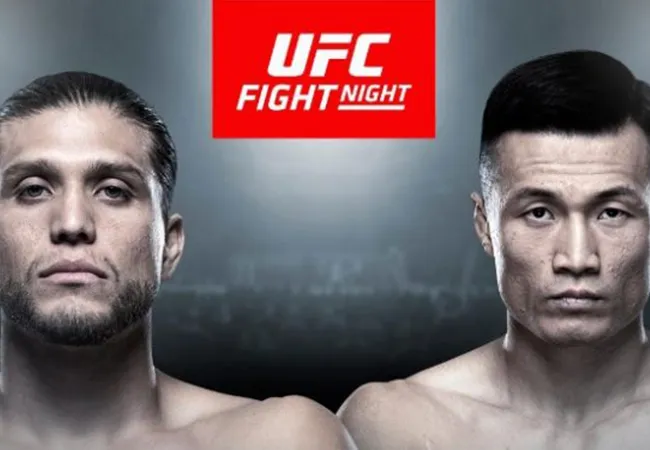 Brian Ortega vs Korean Zombie headliner UFC Fight Night 165