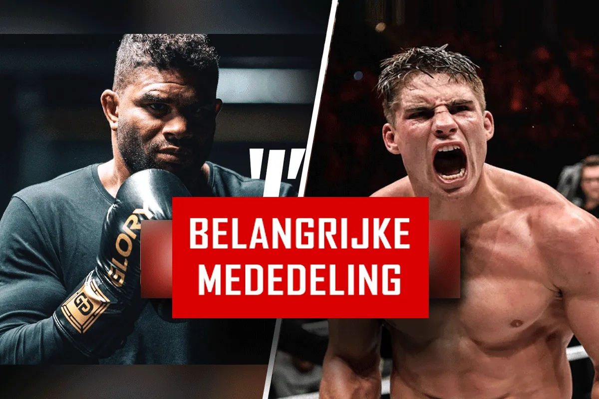 Overeem uitgevallen! Verhoeven gevecht afgezegd