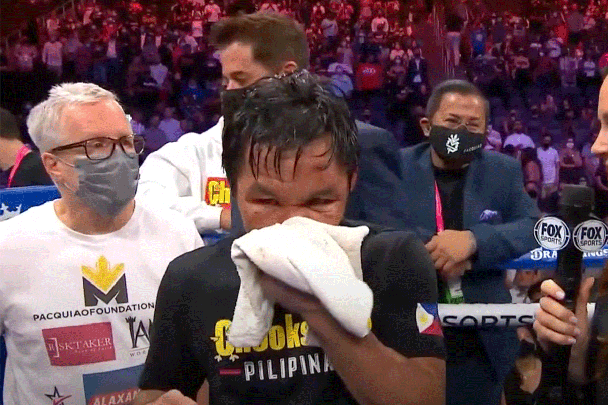 'Bullshit excuus'! Bokslegende Pacquiao onder vuur na verliezen wedstrijd