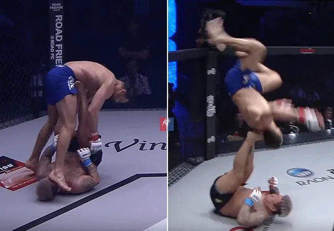 Recht uit de Matrix: MMA vechter doet kunstjes (video)