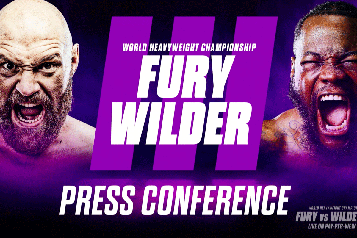 ⚠️ NU LIVE: persconferentie Fury vs wilder 3