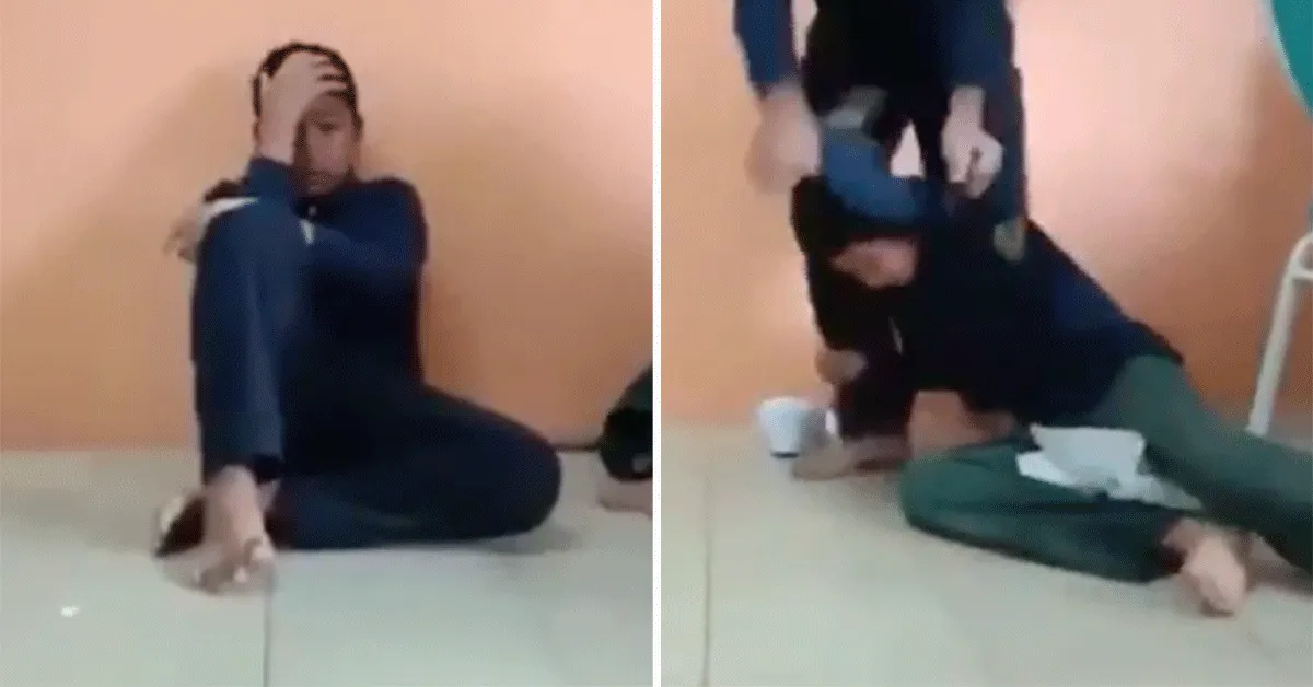 Gepest jochie neemt keihard wraak! 'Vechtmachine' (video)