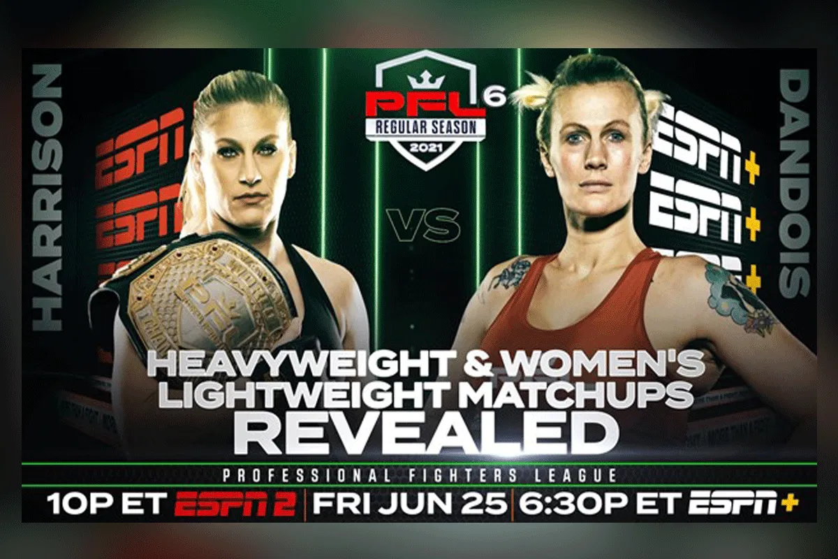 ?? ?? Dandois krijgt zware klus tegen gevaarlijke Harrison tijdens PFL 6