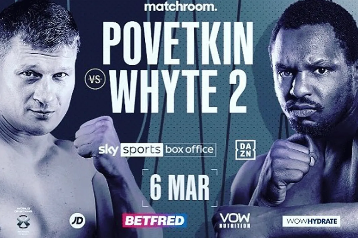 Dillian Whyte wil 6 maart wraak nemen op Alexander Povetkin