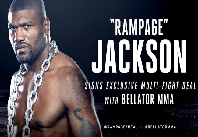 Rampage Jackson tekent exclusieve Multi-Fight Deal met Bellator MMA