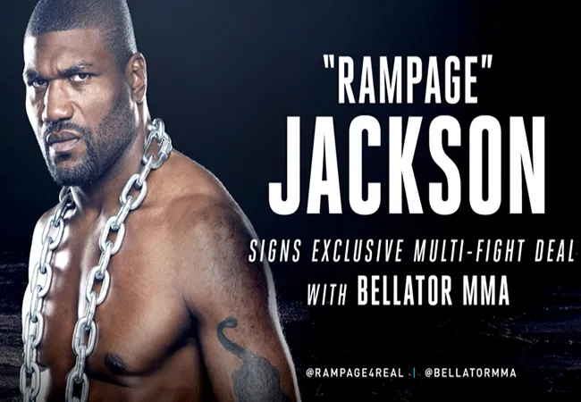 Rampage Jackson tekent exclusieve Multi-Fight Deal met Bellator MMA