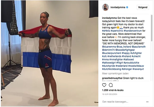 Germaine de Randamie mag weer vechten!