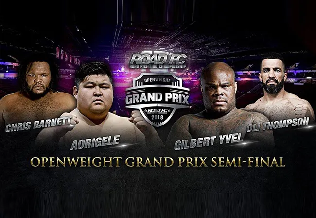 Gilbert Yvel treft zware selectie voor ROAD FC openweight semi finale