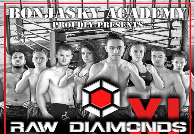 Kom naar het Raw Diamonds XI kickboks gala bij Bonjasky Academy