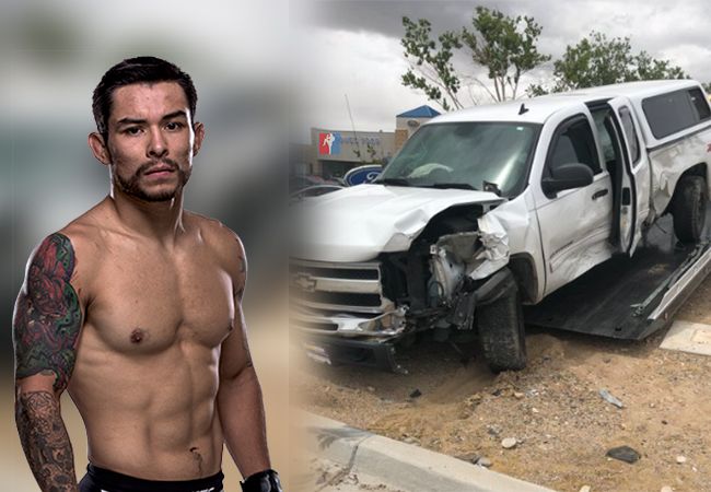 Heftig: UFC-vechter Ray Borg overleeft auto ongeluk