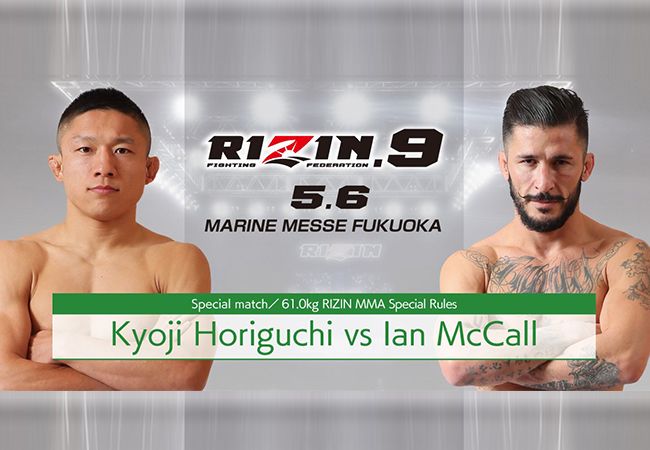 Rizin start het jaar goed met Kyoji Horiguchi tegen Ian McCall