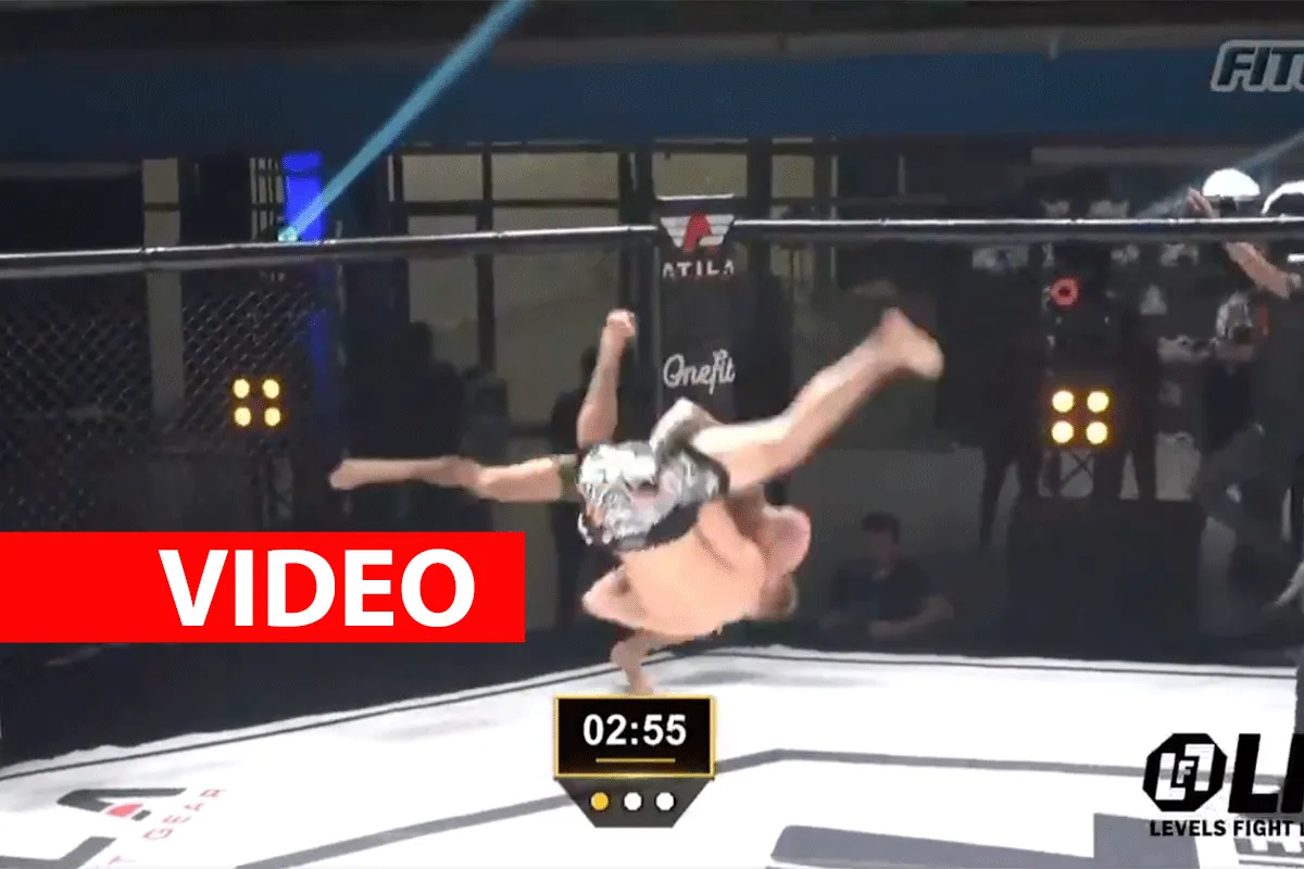 Koplanding leidt tot winst MMA-vechter op LFL Amsterdam