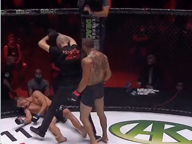 KARMA: MMA-vechter binnen 3 seconden knock-out (video)