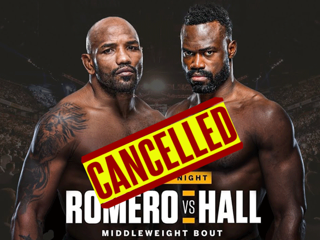 UFC PECHGEVAL: Yoel Romero zegt af tegen Uriah Hall