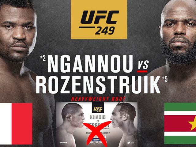 UFC 249: Jairzinho Rozenstruik wil interim titelgevecht