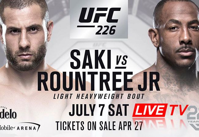 Live UFC 226 kijken op TV: Gökhan Saki tegen Khalil Roundtree