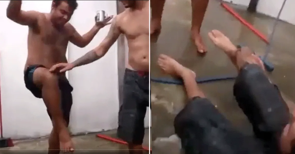 AU! Gek breekt been bij schenen test! 'Lowkick fataal' (video)