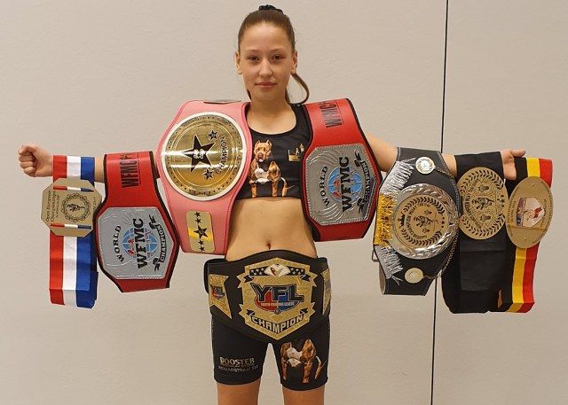 Selina Vugts, 12 jaar en in 2 jaar tijd 9 kampioenstitels