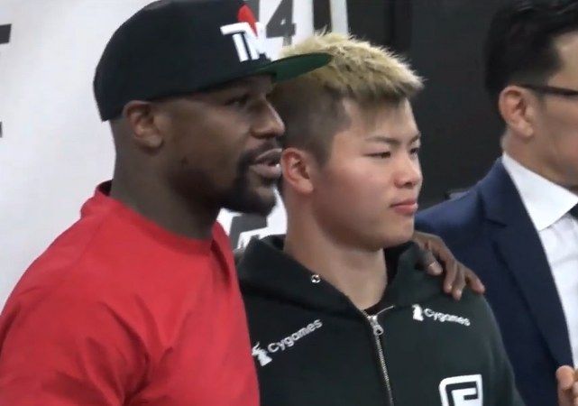 Tenshin Nasukawa over gevecht met Floyd Mayweather: 'ik schijt in mijn broek'