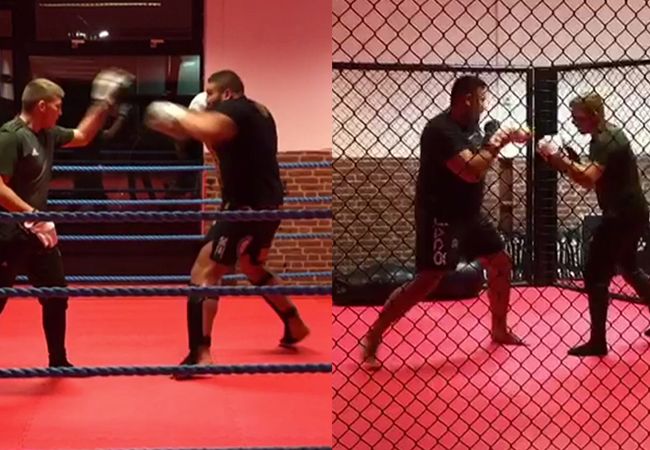 VIDEO: Egzon Selmani traint met MMA vechter Hubert Geven voor Pro Boks debuut