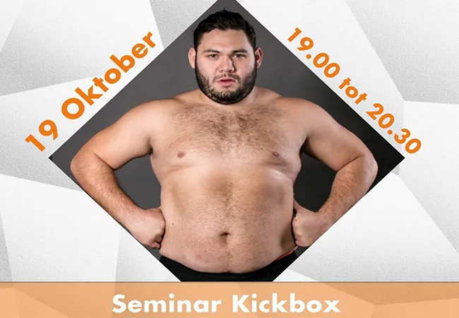 Ismael Lazaar geeft kickboks seminar!