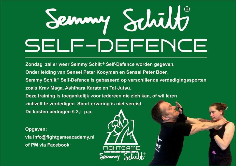 Semmy Schilt Self-Defence Seminar Zondag 28-05-2017