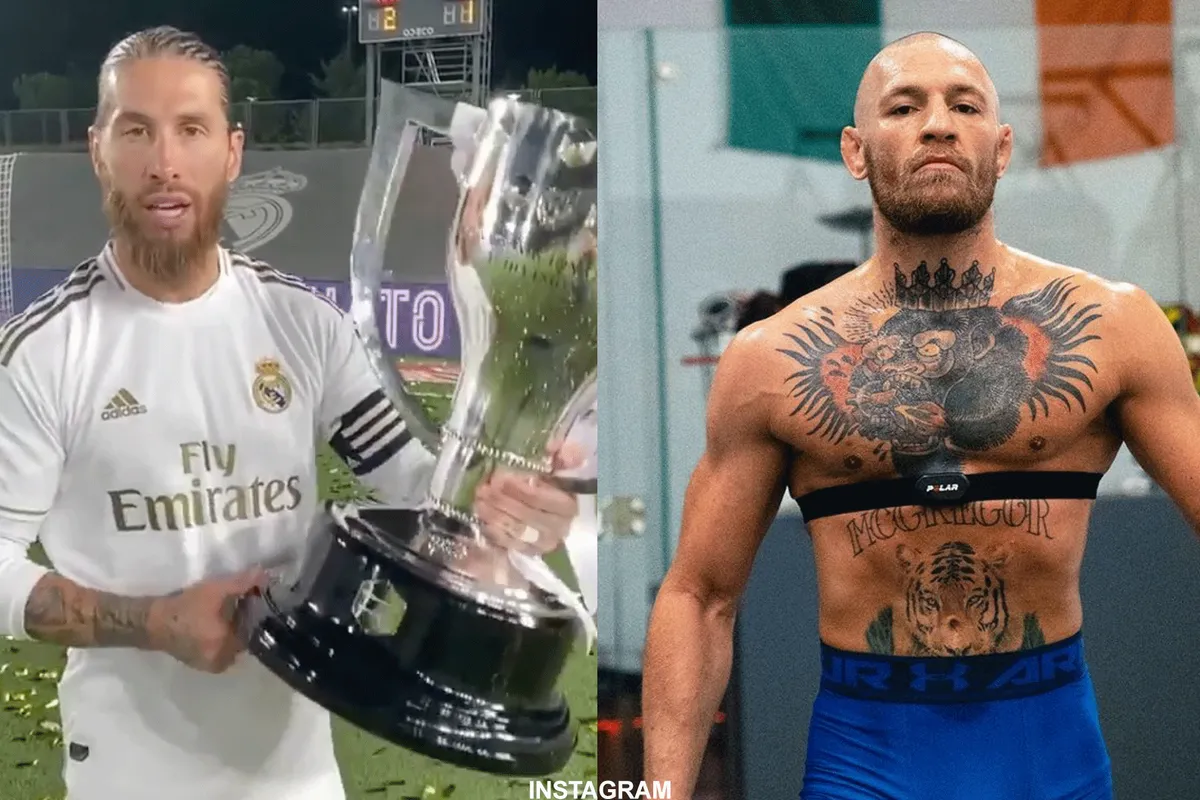 Real Madrid vedette Sergio Ramos daagt UFC-ster Conor McGregor uit (video)