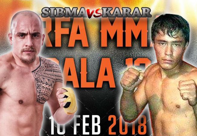 Nederlander Ruben Sibma vecht in Zweden op het IRFA MMA GALA 13