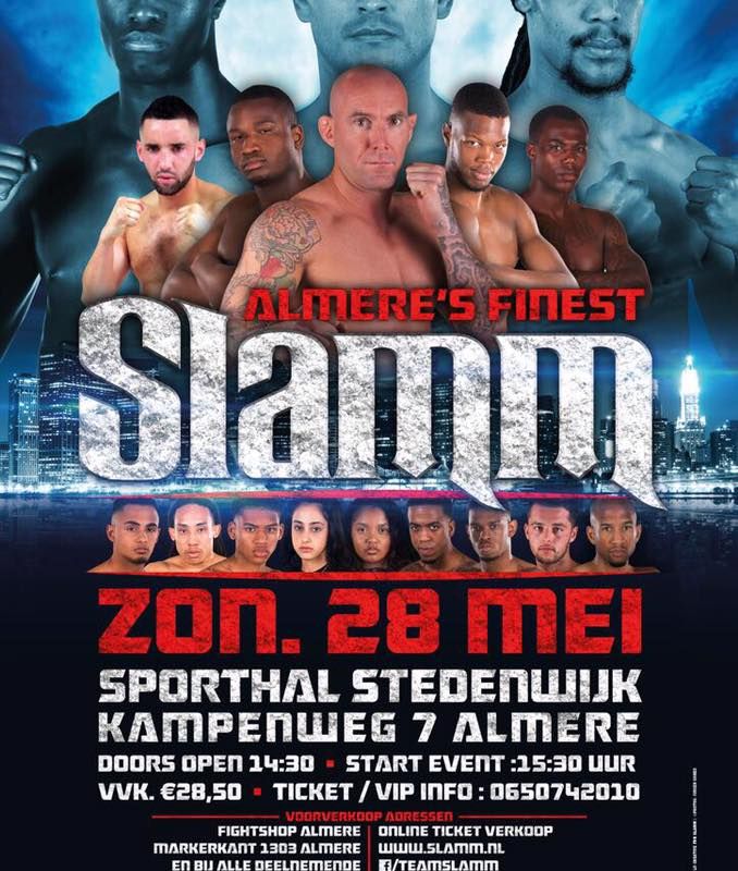 Slamm Almere's Finest Vechtsport Gala Zondag 28 mei 2017