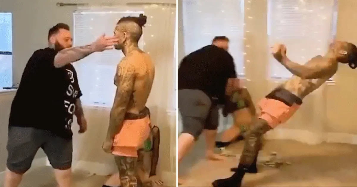 Slap wedstrijd kent bloedig einde! 'Alles voor geld' (video)