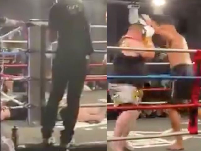 SLAPEN: GLORY kickbokser trapt dikkertje knock-out (video)