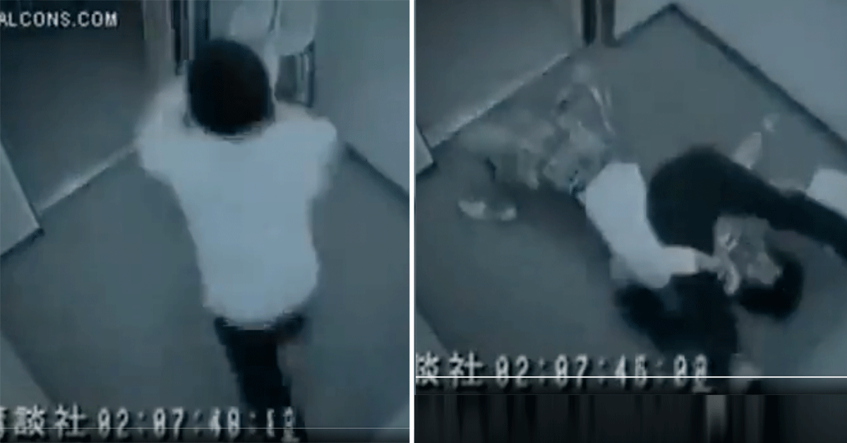 Vrouw vernietigd tasjesdief in lift! 'Jiu-Jitsu rules' (video)
