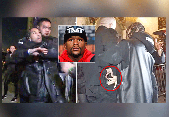 Rapper Tyga trekt pistool op feest Floyd Mayweather (video)