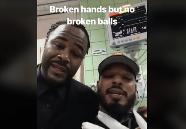 Boksen: Tyrone Spong vocht met 'gebroken hand' tijdens titelgevecht