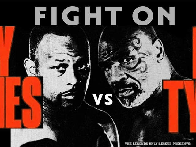 Niet alles mag in gevecht tussen Mike Tyson en Roy Jones