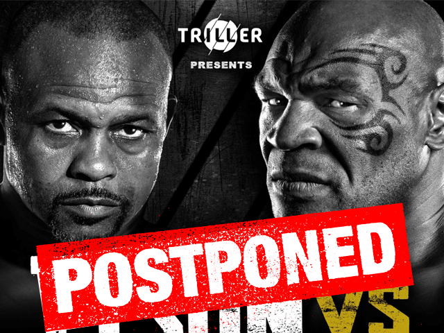 BREAKING: Gevecht Mike Tyson vs Roy Jones Jr uitgesteld