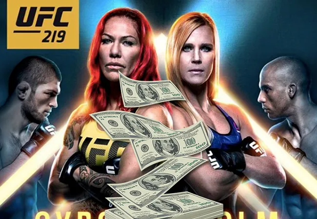 CRIS CYBORG VERDIENT HALF MILJOEN DOLLAR OP UFC 219