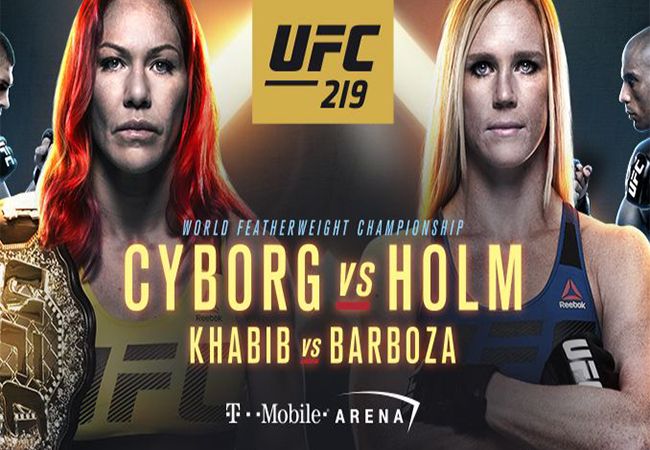 Uitslagen UFC 219 Cyborg vs. Holm