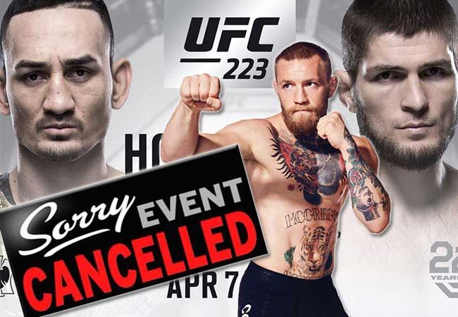 Gewelddadige actie Connor McGregor brengt UFC 223 in gevaar!